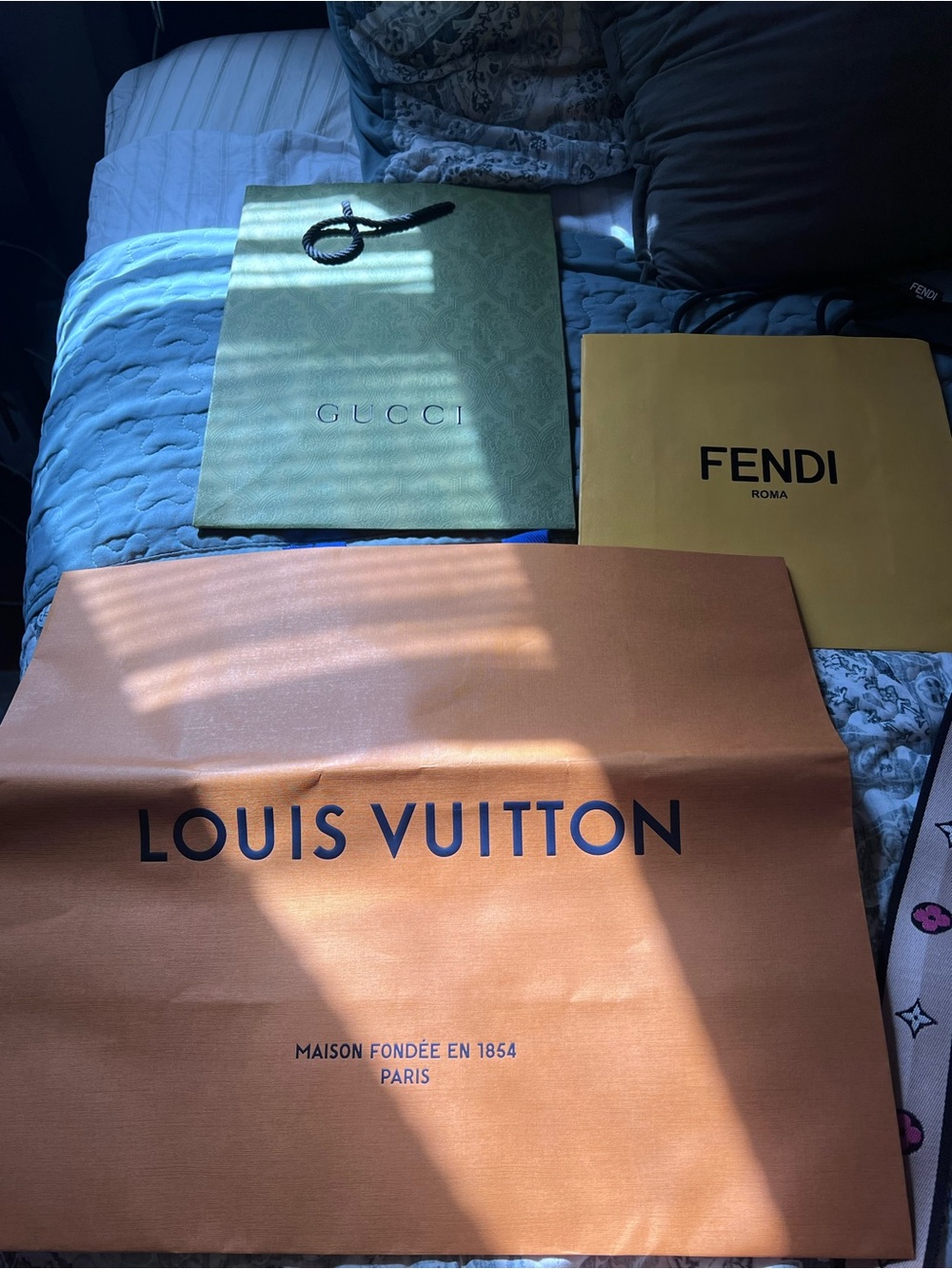 Assorted Luxury Designer Shopping bags
